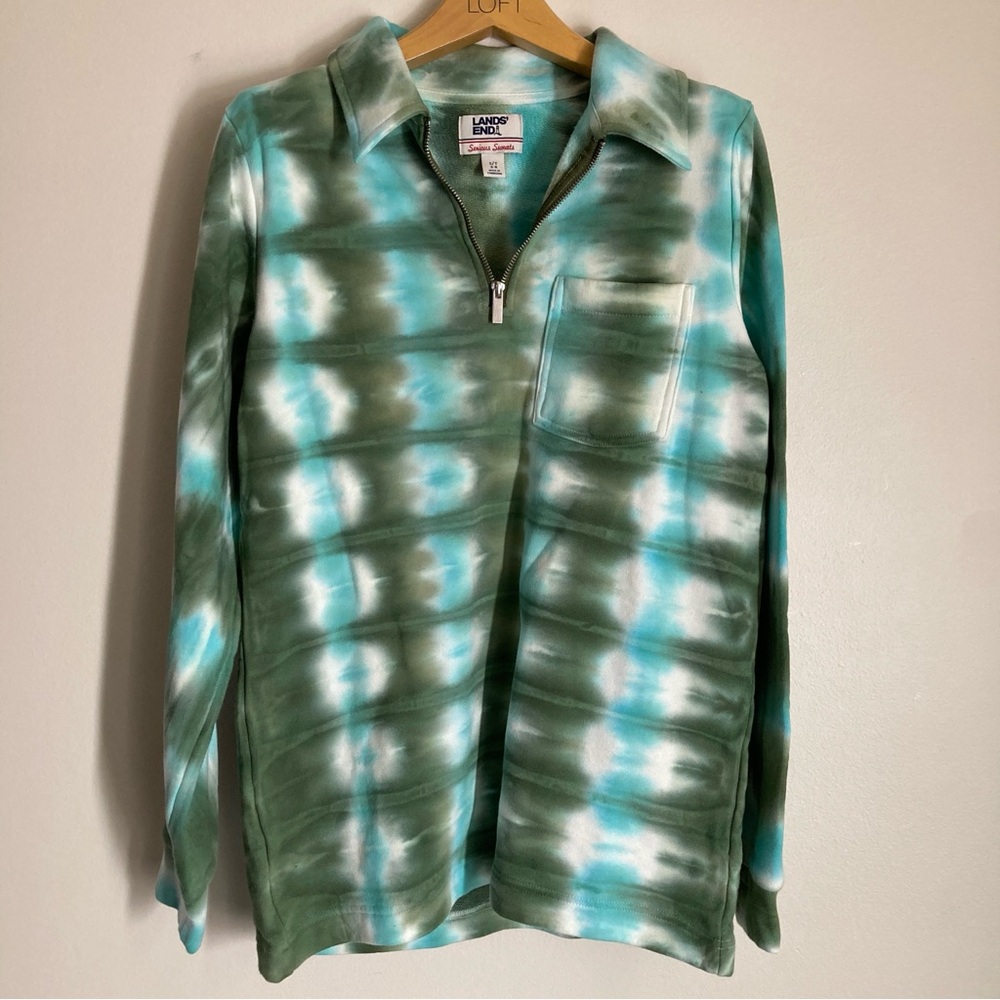 Lands' End Tie-Dye Pullover Women's Size Small